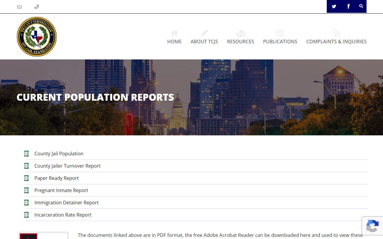 McLennan County inmate population TCJS population reports page